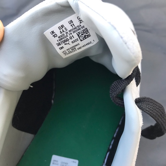 Mens Puma Gray Suede Sneakers, sz 11 - Picture 4 of 4